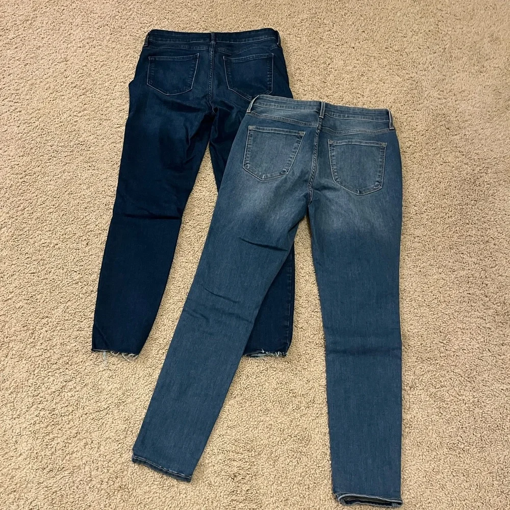 Lot of 2 Old Navy Rockstar super skinny women’s jeans size 8 - Picture 6 of 6